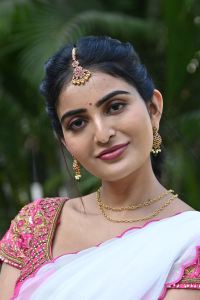 Srikakulam Sherlock Homes Actress Ananya Nagalla Saree Images