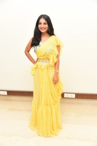 Actress Ananya Nagalla New Stills in Yellow Saree