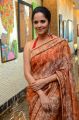 Actress Anasuya Bharadwaj Saree Pics @ Rangasthalam Thank You Meet
