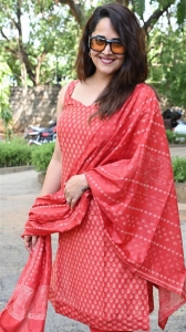 Actress Anasuya Stills @ Vimanam Movie Success Meet