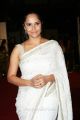 Actress Anasuya in White Saree Images @ Zee Cine Awards Telugu 2018 Red Carpet