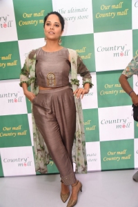 Actress Anasuya Bharadwaj launches Country Mall at Khairtabad
