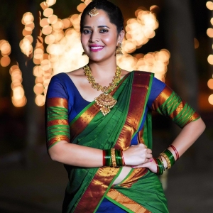 Anasuya New Saree Photoshoot Pics