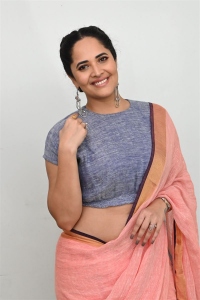 Peddha Kapu 1 Actress Anasuya Interview Pictures