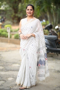 Razakar Movie Actress Anasuya Bharadwaj Saree Stills