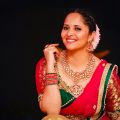 Actress Anasuya in Saree Photoshoot Stills