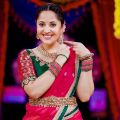 Actress Anasuya in Saree Photoshoot Stills