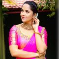 Actress Anasuya in Saree Photoshoot Stills