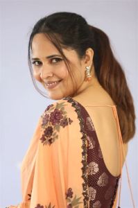 Actress Anasuya Bharadwaj Pics @ Simbaa Trailer Launch