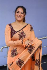 Actress Anasuya Bharadwaj Pics @ Simbaa Trailer Launch