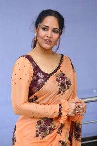 Simbaa Movie Actress Anasuya Bharadwaj Saree Pics