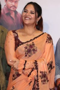 Actress Anasuya Bharadwaj Pics @ Simbaa Trailer Launch