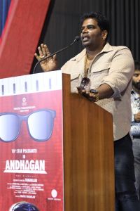 Actor Besant Ravi @ Andhagan Anthem Launch Stills