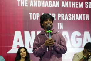 Poovaiyar @ Andhagan Anthem Launch Stills