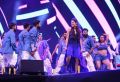 Actress Andrea Jeremiah Pics @ Bharat Ane Nenu Audio Release