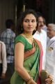 Beautiful Actress Andrea Jeremiah Silk Saree Images HD