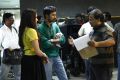 Aishwarya Devan, Dhanush, KV Anand @ Anegan Movie Working Stills
