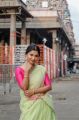 Tamil Actress Anicka Vikhraman Saree Photoshoot Stills