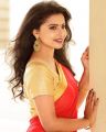 Actress Anicka Vikhraman Cute Saree Photoshoot Stills