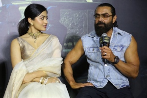 Rashmika Mandanna, Bobby Deol @ Animal Movie Press Meet Hyderabad Photos