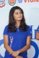 Telugu Actress Anisha Ambrose in Blue T-Shirt Photos