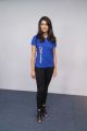 Actress Anisha Ambrose in Blue T-Shirt Photos