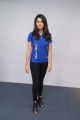 Actress Anisha Ambrose in Blue T-Shirt Photos