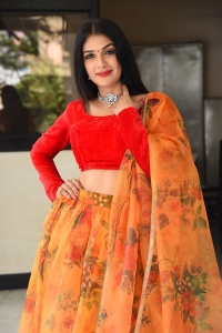 Dil Tho Pagal Hai Actress Anita Shinde in Red Dress Photos