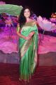 Actress Anjala Zaveri Green Saree Pics