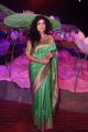 Actress Anjala Zaveri Green Saree Pics