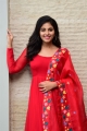 Vakeel Saab Heroine Anjali in Red Churidar Cute Images