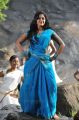 Masala Movie Actress Anjali Hot Blue Saree Photos