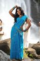 Masala Movie Actress Anjali Hot Blue Saree Wet Photos