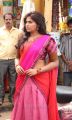 Tamil Actress Anjali Hot in Pink Saree Photos