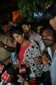 Anjali meets the press after disappearing Hyderabad