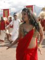Masala Cafe Movie Anjali Hot in Red Saree Stills