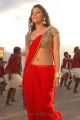 Kalakalappu Anjali Hot Pics in Red Saree