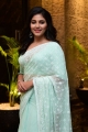 Vakeel Saab Actress Anjali Light Green Saree Photos