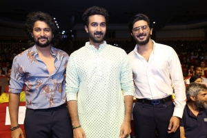 Nani, Santosh Soban, Dulquer Salmaan @ Anni Manchi Sakunamule Pre Release Event Stills