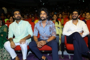 Santosh Soban, Nani, Dulquer Salmaan @ Anni Manchi Sakunamule Pre Release Event Stills