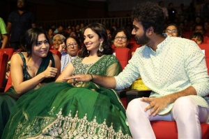 Ramya, Malavika Nair, Santosh Soban @ Anni Manchi Sakunamule Pre Release Event Stills