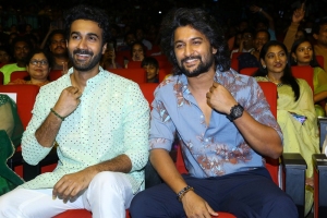 Santosh Soban, Nani @ Anni Manchi Sakunamule Pre Release Event Stills