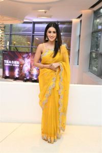 Actress Anshu Ambani Saree Pics @ Mazaaka Teaser Launch