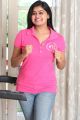 Actress Ansiba Hassan in Pink Dress Photos