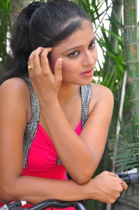 Telugu Actress Anu Sri Hot Stills at Gandikotalo Press Meet