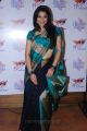 Actress Anuja Iyer in Silk Saree Hot Stills