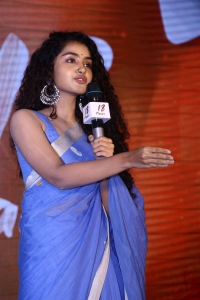 Actress Anupama Parameswaran Pics @ 18 Pages Movie Press Meet