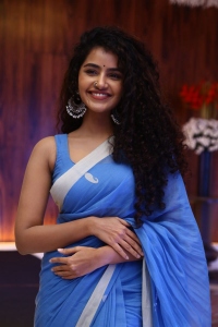 18 Pages Movie Actress Anupama Parameswaran Saree Pics