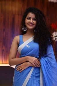 18 Pages Movie Actress Anupama Parameswaran Saree Pics