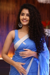 Actress Anupama Parameswaran Saree Pics @ 18 Pages Press Meet